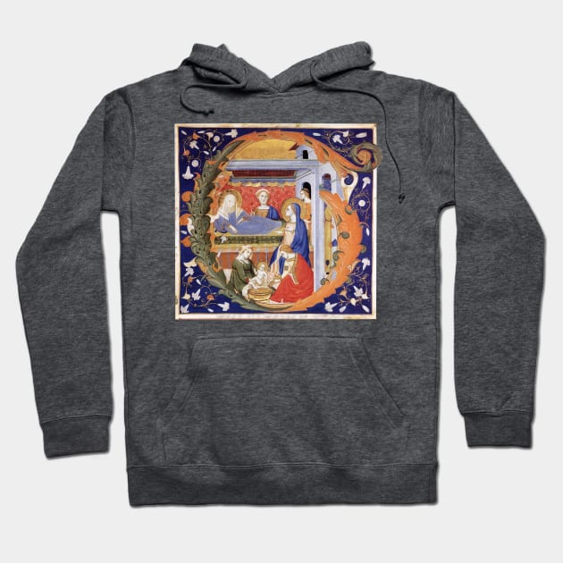 Illuminated Initial G Hoodie by Artimaeus